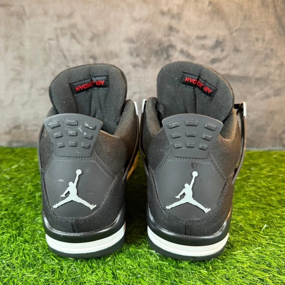 Jordan Air Jordan 4 Retro SE Mens Eleven Black Canvas Sneakers DH7138-006